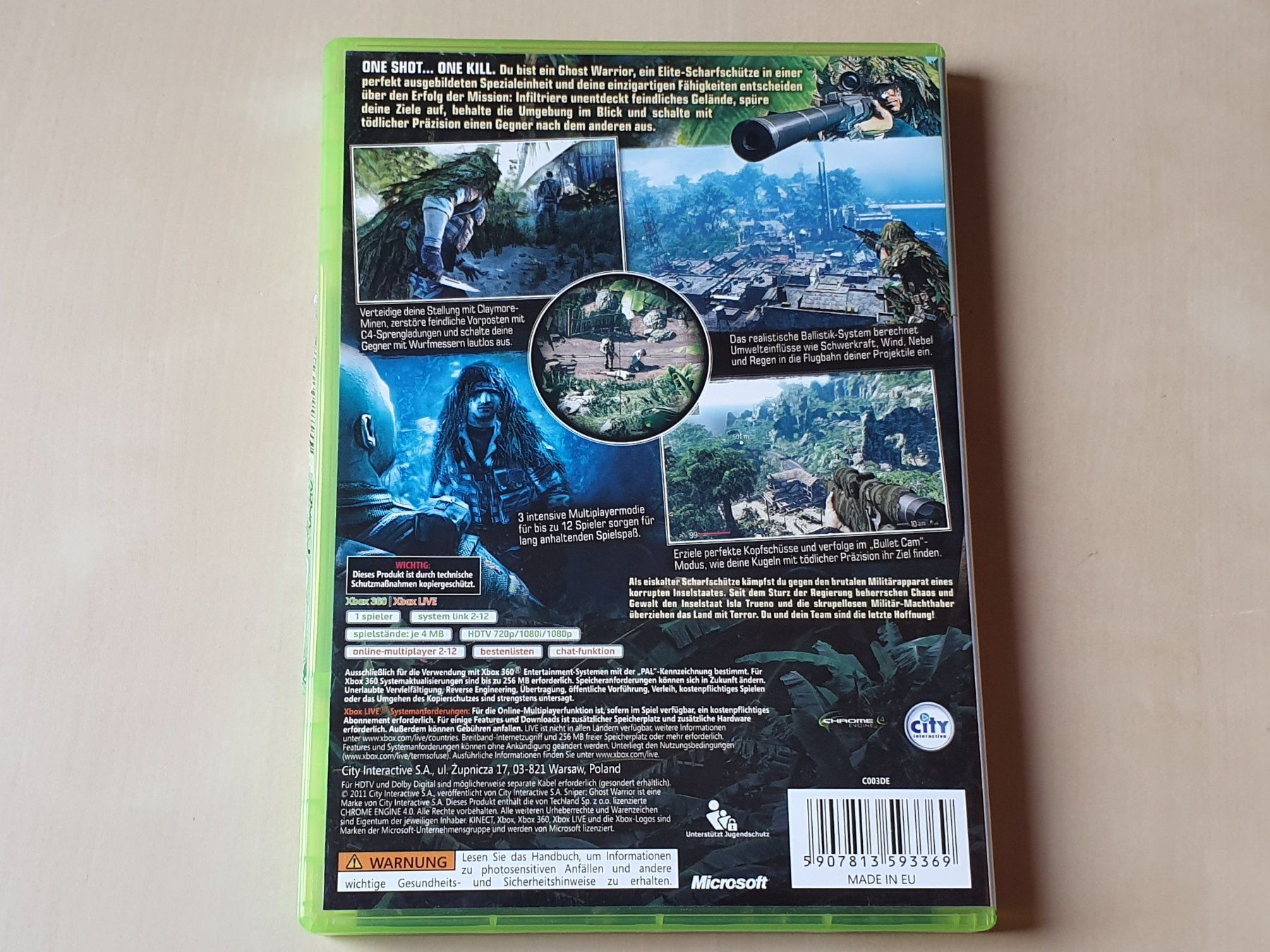 Microsoft Giochi: Sniper – Usato da Stansstad venduto da collectorsshop 1