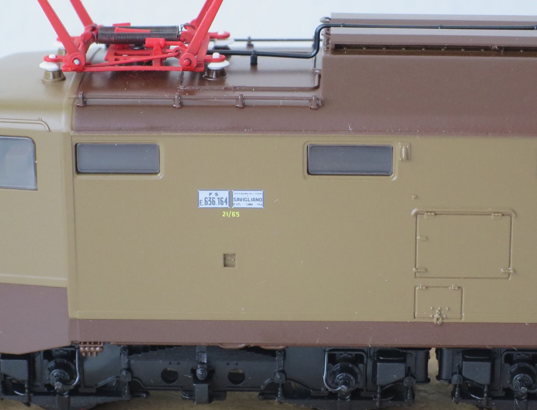 Roco Modellini di ferrovie: ROCO 63888 DIGITAL FS MOTRICE E 636.164  BRUNE – Usato da Gland venduto da FRtrains 7