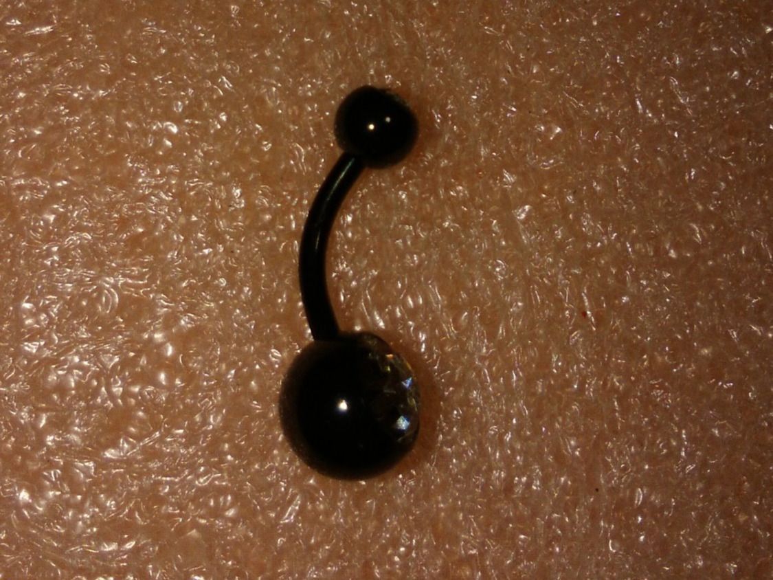 Piercingschmuck: bauchnabel piercing,,schwarz,,mit zerkonia – Neu (gemäss Beschreibung) aus Basel von bijoutrie_4