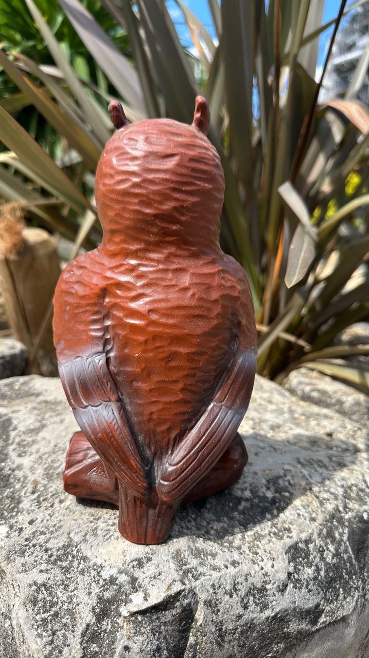 Statuette: Vintage ZEHO Gartenfigur Eule Uhu, 23 cm – Usato da Zürich venduto da brazerola 2
