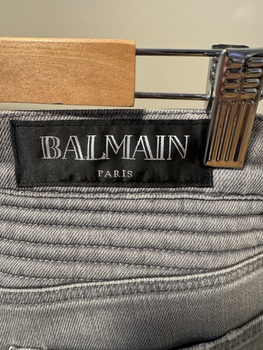 Balmain Jeans: BALMAIN Paris Biker Jeans – Neu (gemäss Beschreibung) aus Reinach BL von Nushka89 4