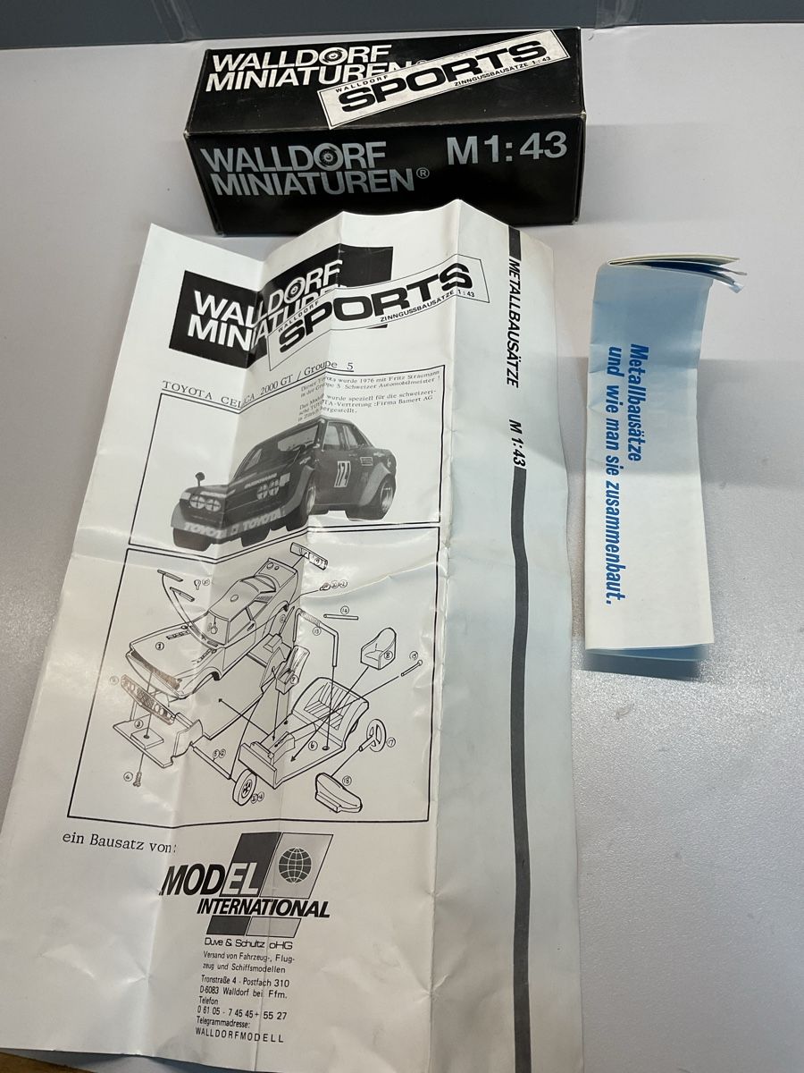 Toyota Modellini d'auto: Toyota Celica 2000 Gruppe 5 – Nuovo (secondo la descrizione) da Nänikon venduto da R_rota 4