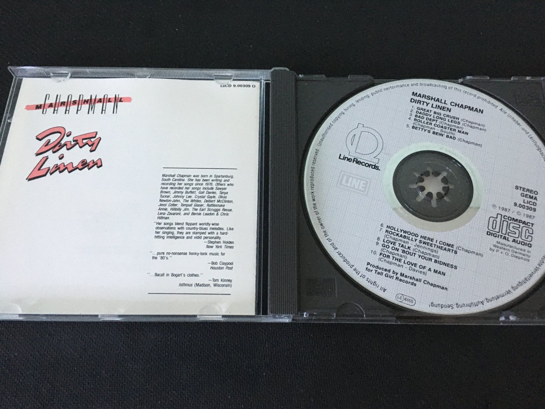 CD: Marshall Chapman - Dirty Limes -CD- – Usato da St.Gallen venduto da MedienJoe 1