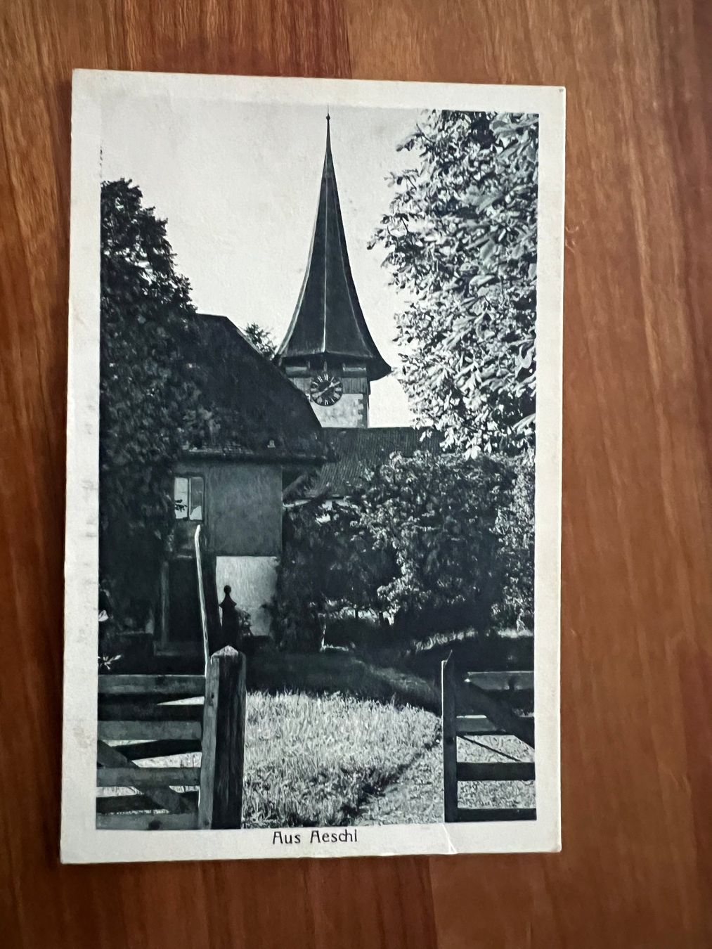 Cartoline postali: AK  1919  Aeschi  (G2099) – Usato da Hinwil venduto da Sidi4