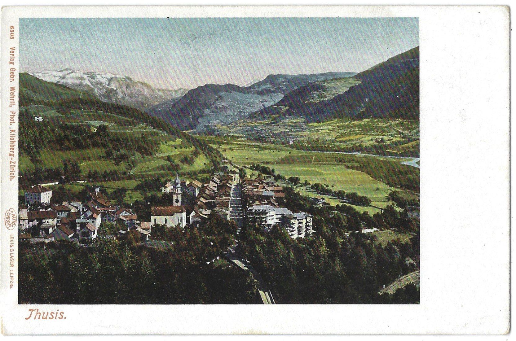 Cartoline postali: T h u s i s. – Usato da Bütschwil venduto da Jackson1A