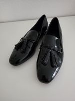 Mocassin noir brillant