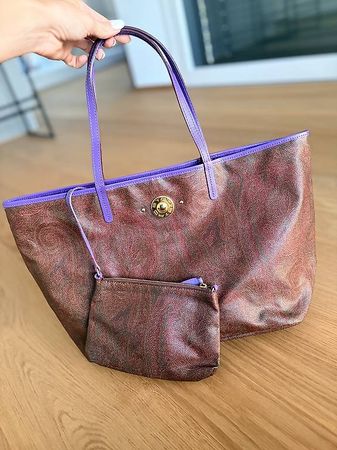 ETRO Paisley Tote Bag mit Pochette / ETRO Paisley Tote Bag