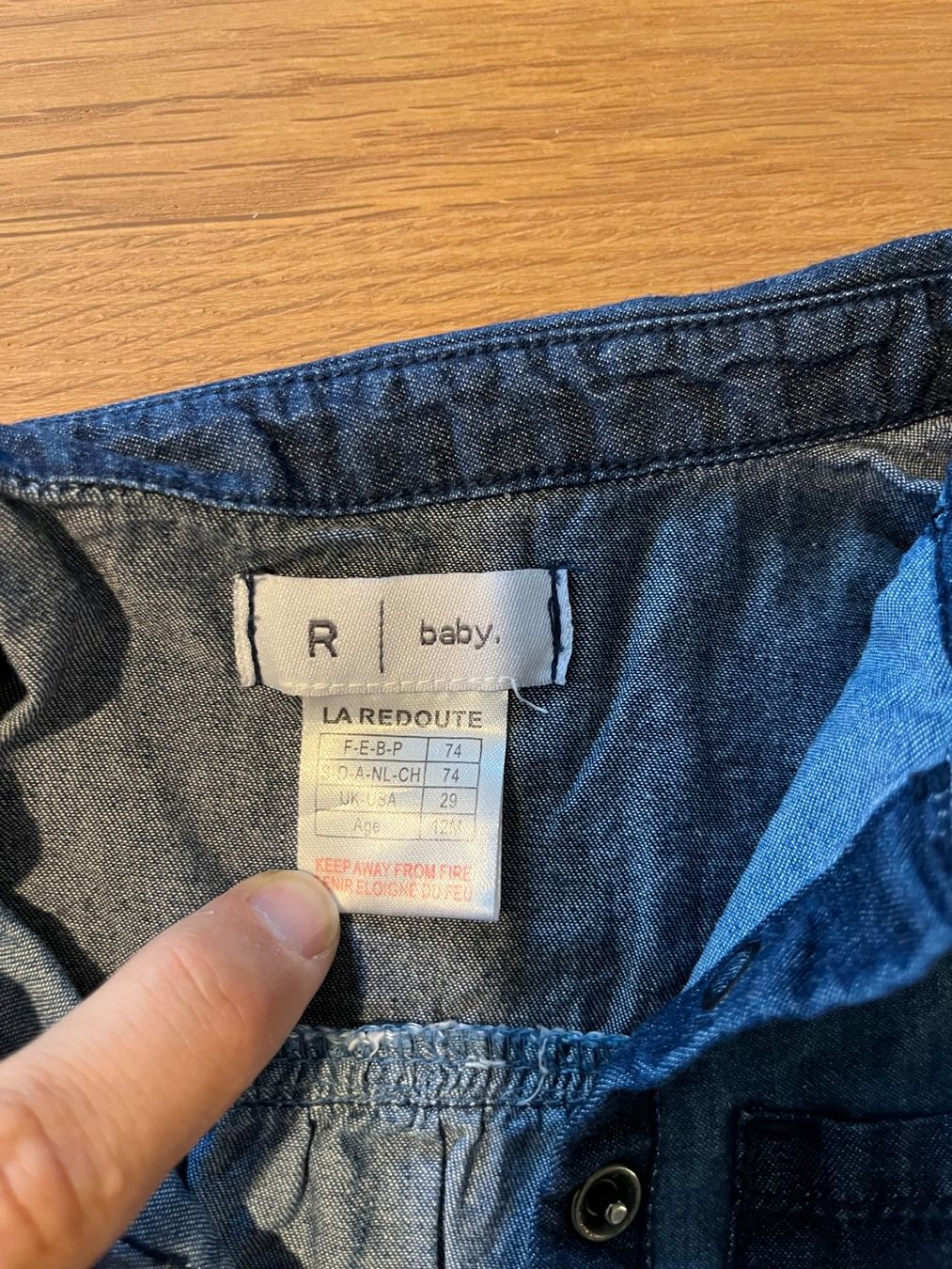 La Redoute Hemden, Tops & T-Shirts: LaRedoute Jeansbluse Baby Größe 74 – Gebraucht aus Wolfwil von NewGirl 2