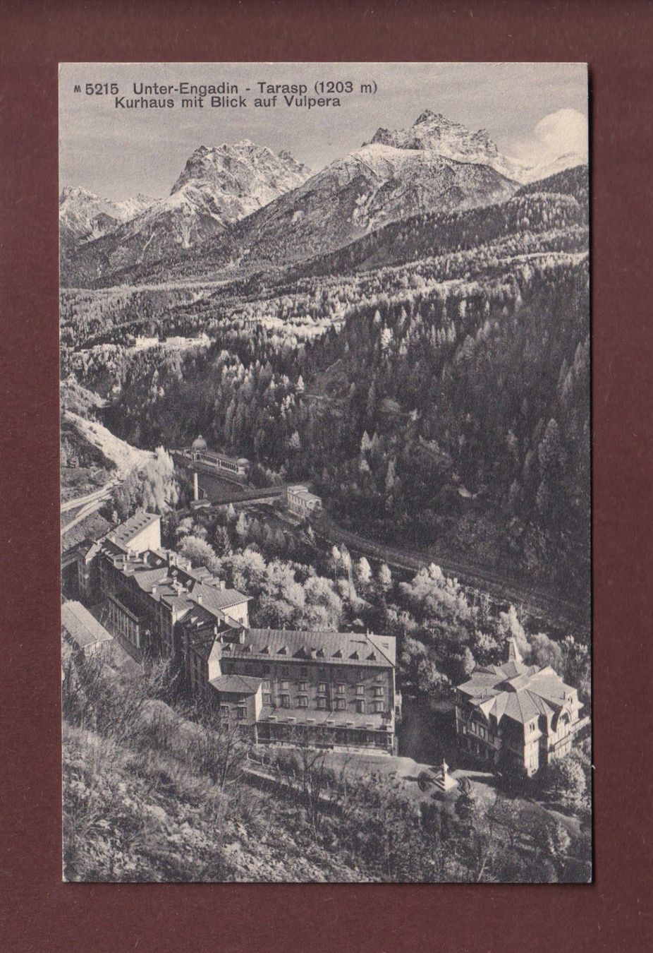 Cartoline postali: TARASP - Kurhaus - Vulpera – Usato da Pully venduto da nicecards