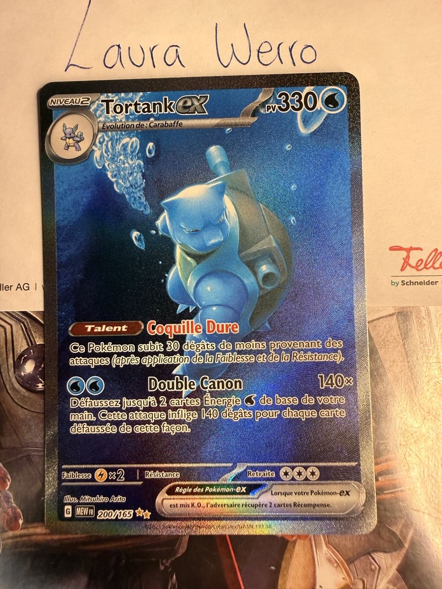 Pokémon Sammelbilder & Trading cards: Tortank 151 FR Pokémon – Neu (gemäss Beschreibung) aus Pensier von Looping56