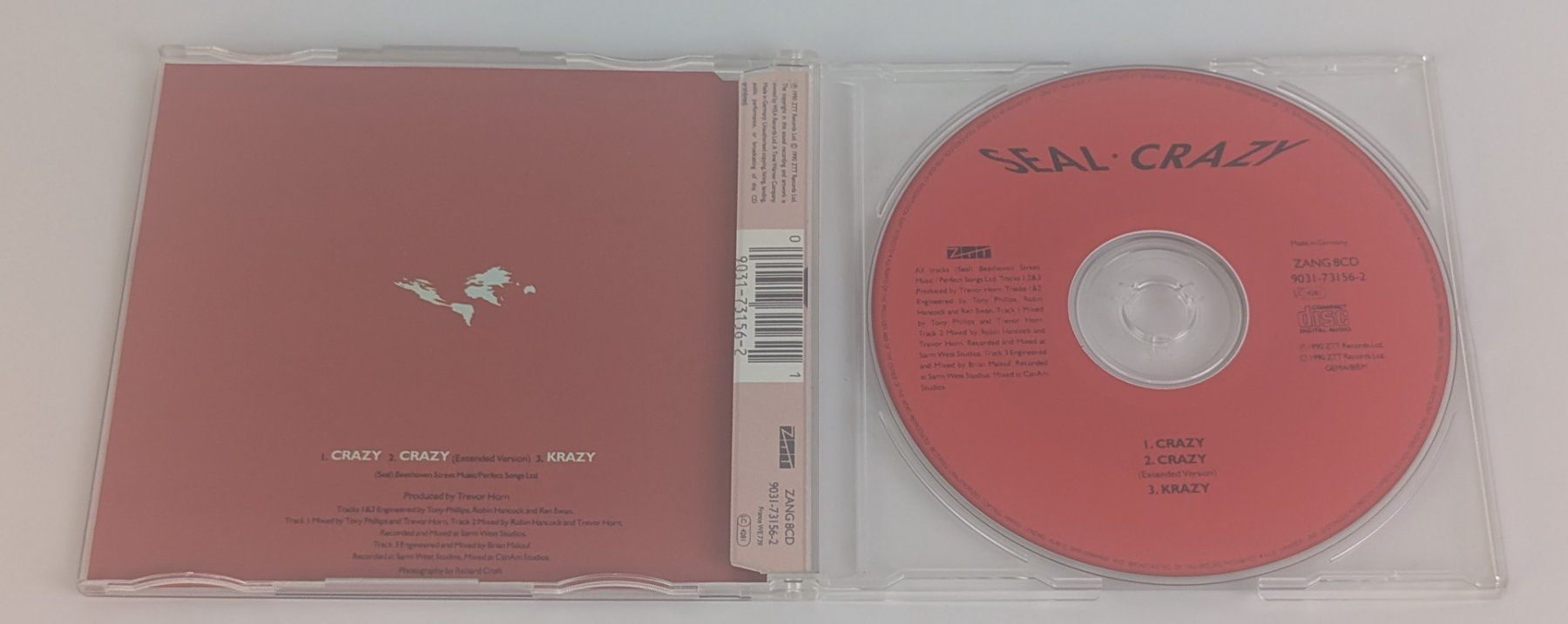CD: Seal - Crazy CD Single - 90er Hit - Top – Usato da Zürich venduto da 1.Simon 2