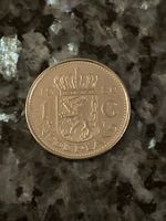 Münze Niederlande 1Gulden 1980
