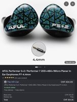 In-Ear Kopfhörer AFUL Performer 5+2, 4.4mm , Neu