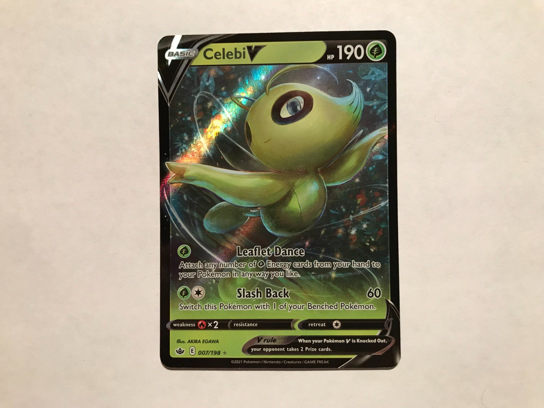 Pokémon Sammelbilder & Trading cards: Celebi V Chilling Reign EN – Gebraucht aus Hagendorn von Pokecollectorch 1