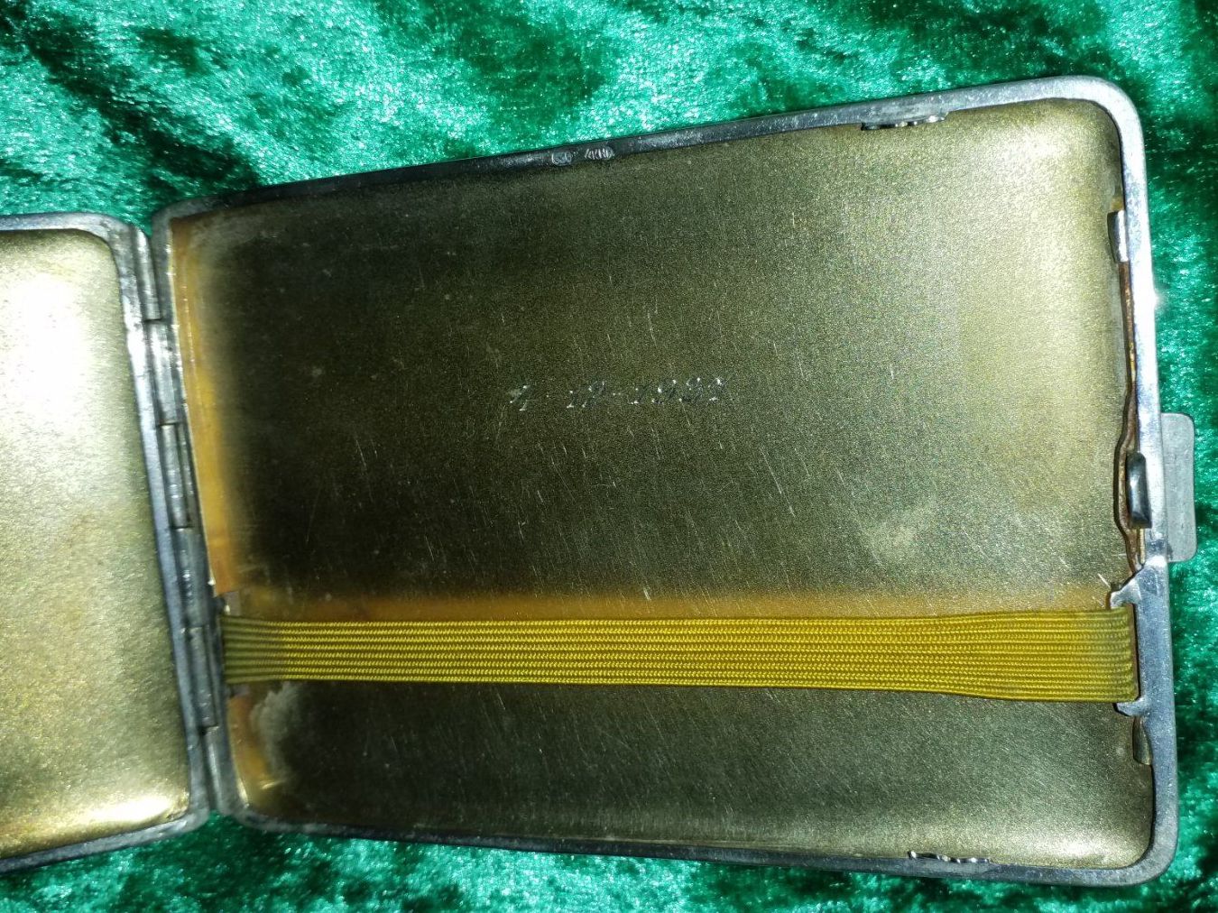 Autres tabacs: Zigarettenetui antik, gross, in Silber .835 – D'occasion à Gordola par ale_5wbc 4