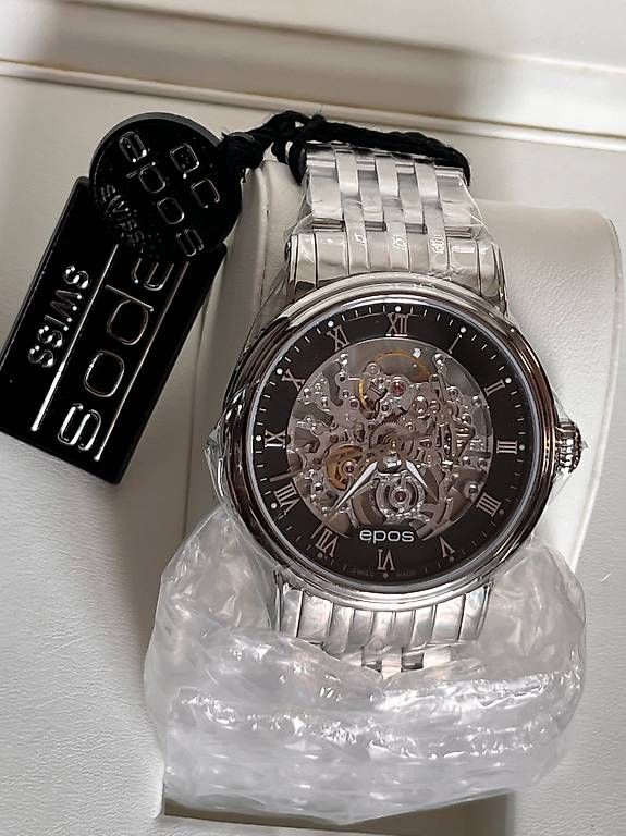 Epos Uhren: Epos Timeless 3390 Automatic Skeleton – Neu und originalverpackt aus Oberönz von Bergama