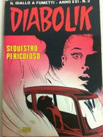 DIABOLIK SEQUESTRO PERICOLOSO inedito N° 2 ANNO 1982 ( XXI )
