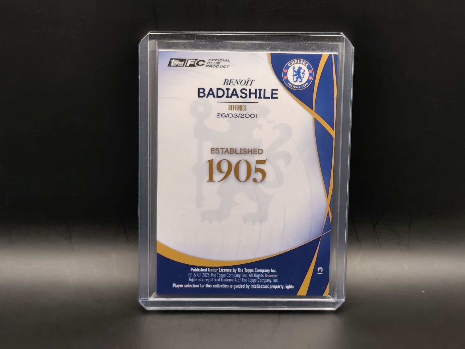 Topps Sammelbilder & Trading cards: Benoit Badiashile - Topps Lineage Chelsea /75 – Gebraucht aus Ostermundigen von DaCards 1