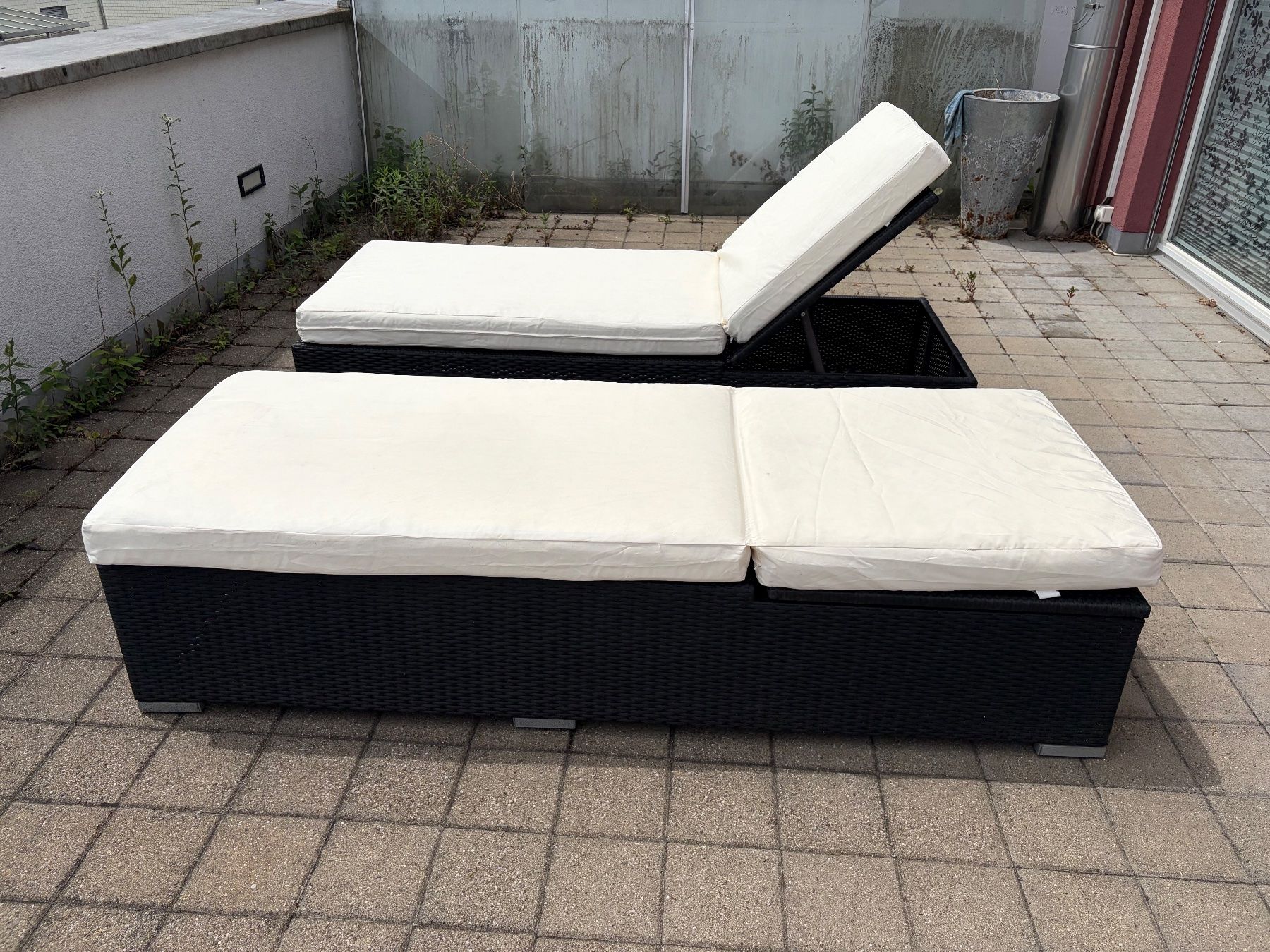 Sedie a sdraio: Gartenliegen Kunstrattan – Usato da spreitenbach venduto da starion05 4