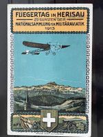 Karte Fliegertag Herisau, 1913