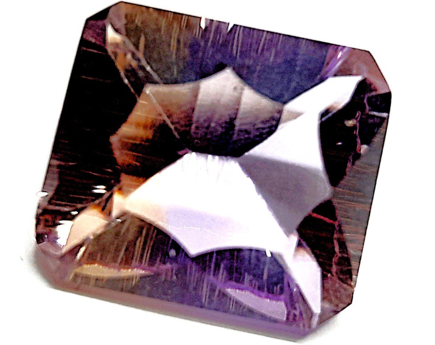 Amétrine EM concave cut 15.24 ct - CERTIFICAT 457.- Fr (Neu (gemäss ...