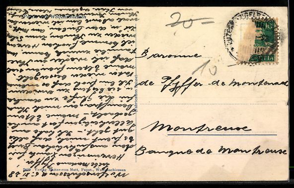 Cartoline postali: Wolfenschiessen, Partie aus Wolferschies – Usato da Berlin venduto da bartko-reher 1