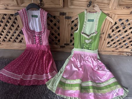 Country Line Dirndl, Grösse 36, Top Zustand, Grün-Rosa