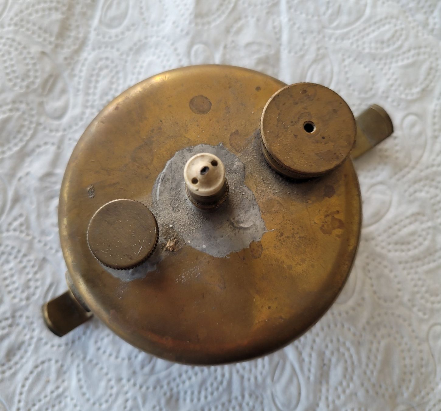 SBB/CFF/FFS Lampade: Antike SBB/CFF Messing-Laterne Karbid – Usato da Dörflingen venduto da tucson16 5