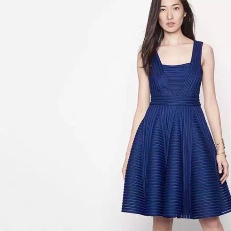 Maje Paris Rodez Knit Blue Dress (neu)