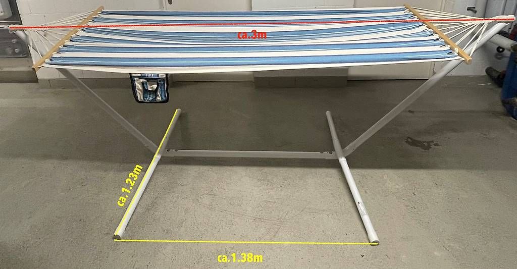 Amache: Hängematte mit Gestell – Usato da Wila venduto da Lokelo