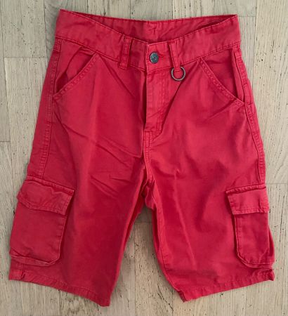 DPAM Bermuda rouge poches cargo t.140 / 10 ans