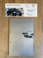 Audi A8 / S8 / W12 Prospekt & Preisliste 2001