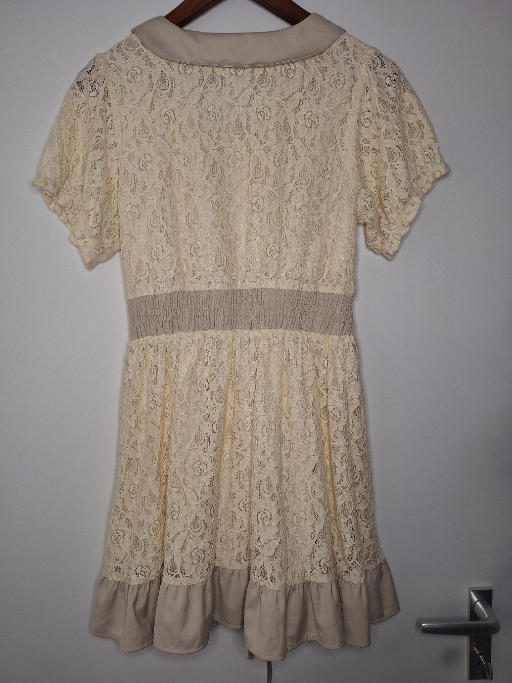 Kleider: Süsses Spitzenkleid, Creme, Gr. s, Boho Stil, Festlich – Neu (gemäss Beschreibung) aus Adlikon b.Regensdf von che_xxb9 6