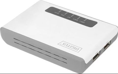 Hubs & Switches: Digitus DITGITUS 2-Port USB2.0 Wireless Multif. Netw.Server – Gebraucht aus Altstätten SG von bernie-g