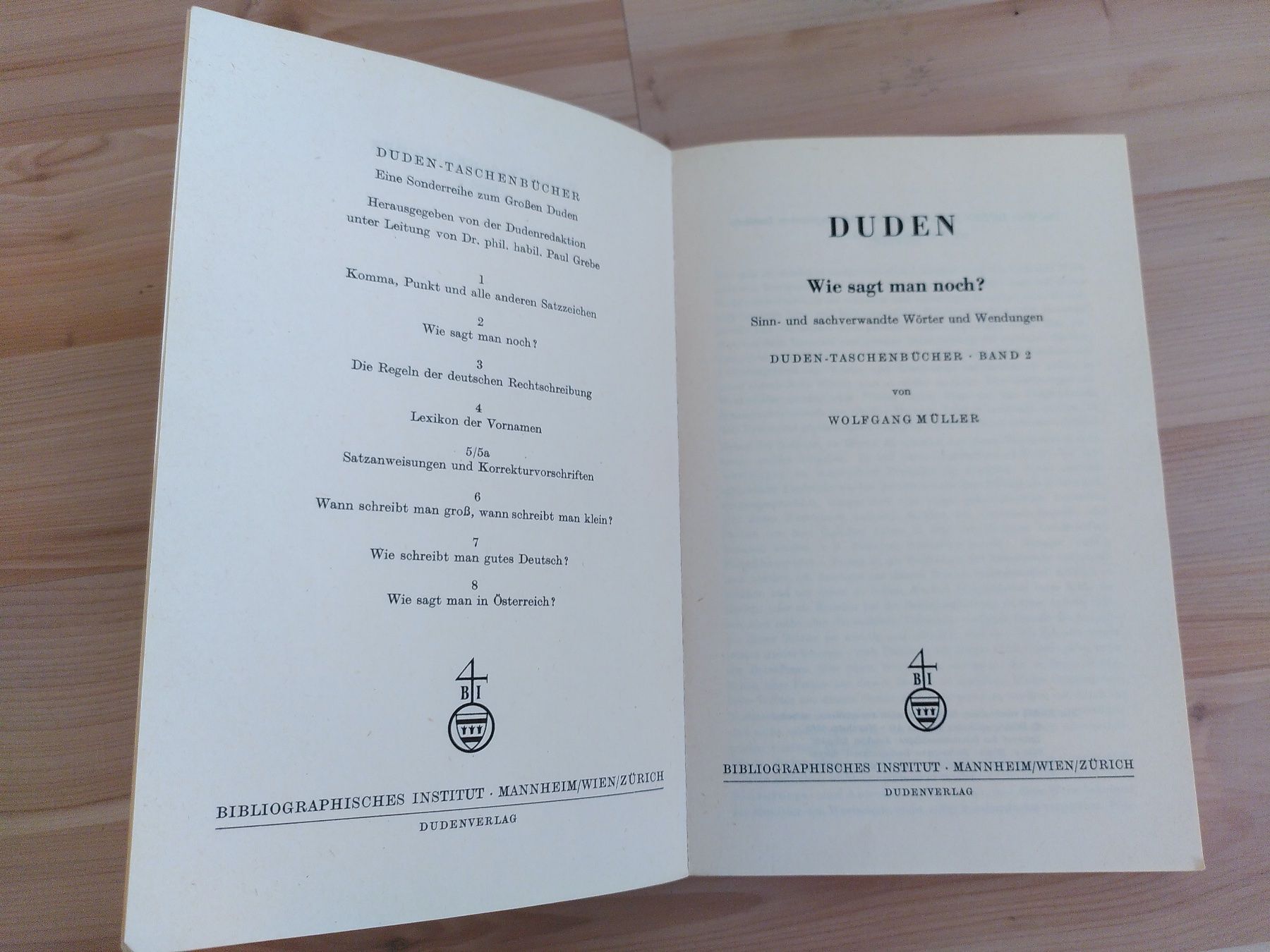 Libri: DUDEN/ WIE SAGT MAN NOCH? – Usato da Brugg AG venduto da olamim 1