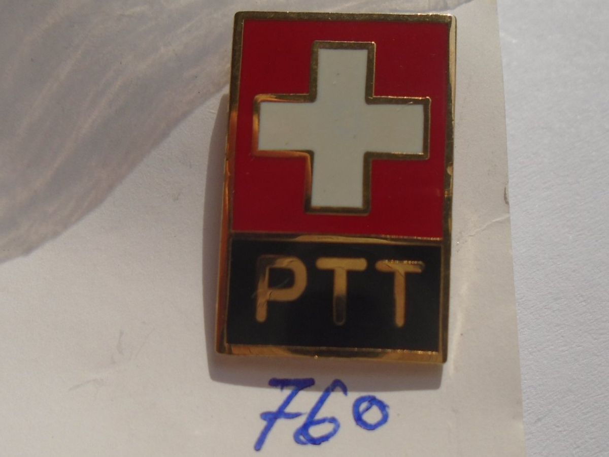 Placchette & Badge: 1 PTT Pin (760) – Usato da Winterthur venduto da Beli2000 1
