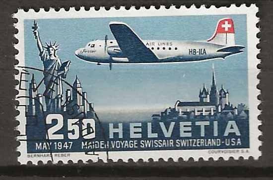 Alle Briefmarken: PA042 - Pro Aero F42 obl. – Gebraucht aus Trélex von Phil_Albert