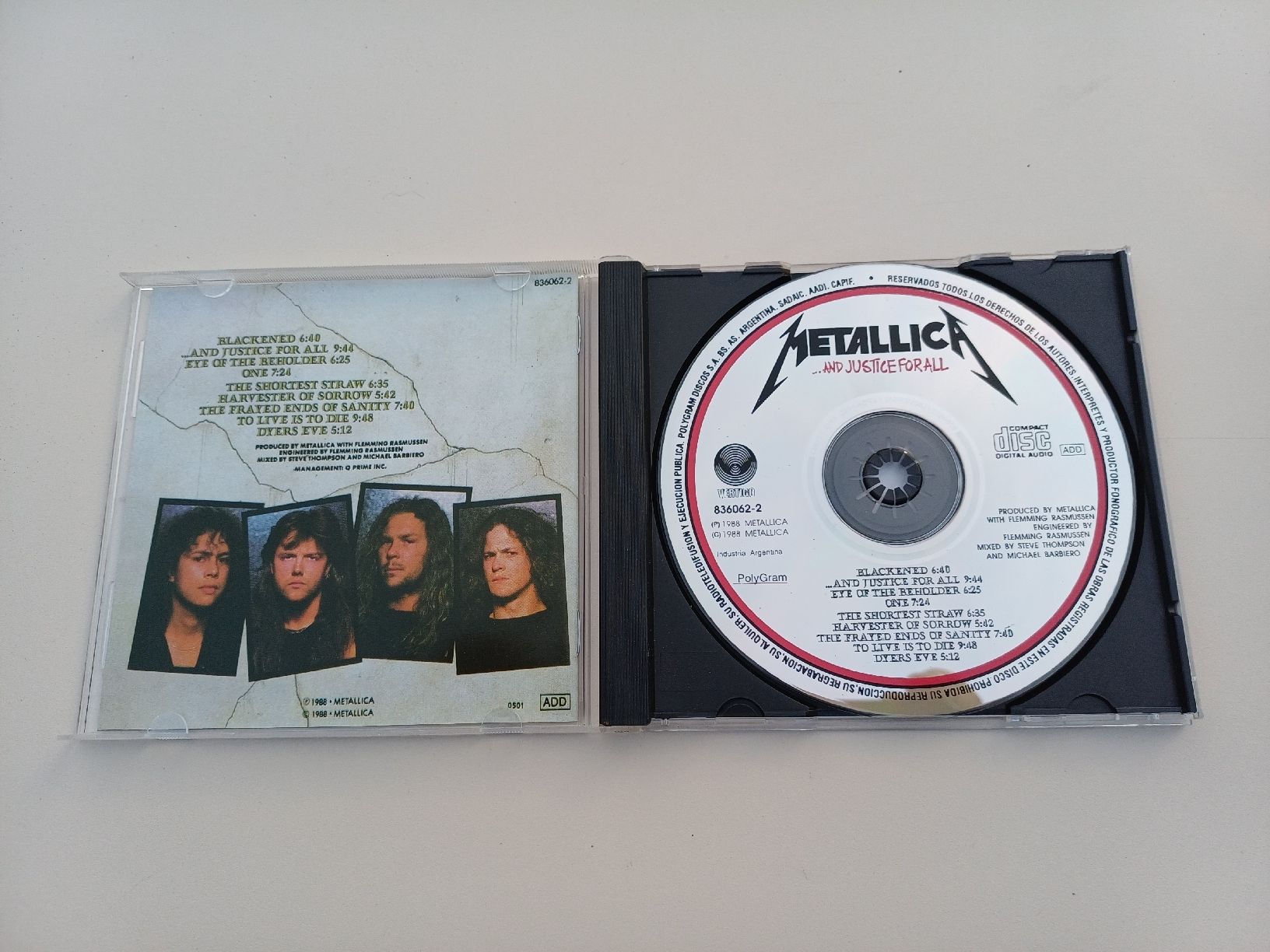 CD: Metallica "... and Justice for All" CD – Nuovo (secondo la descrizione) da Begnins venduto da Drastic-Sound 2