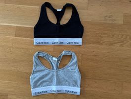 Neue Calvin Klein Sport Oberteile für Mädchen Grösse XS