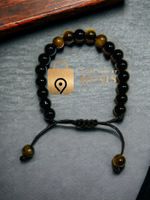 Armband Perlenarmband Herren Lava Perlen Schmuck Armschmuck