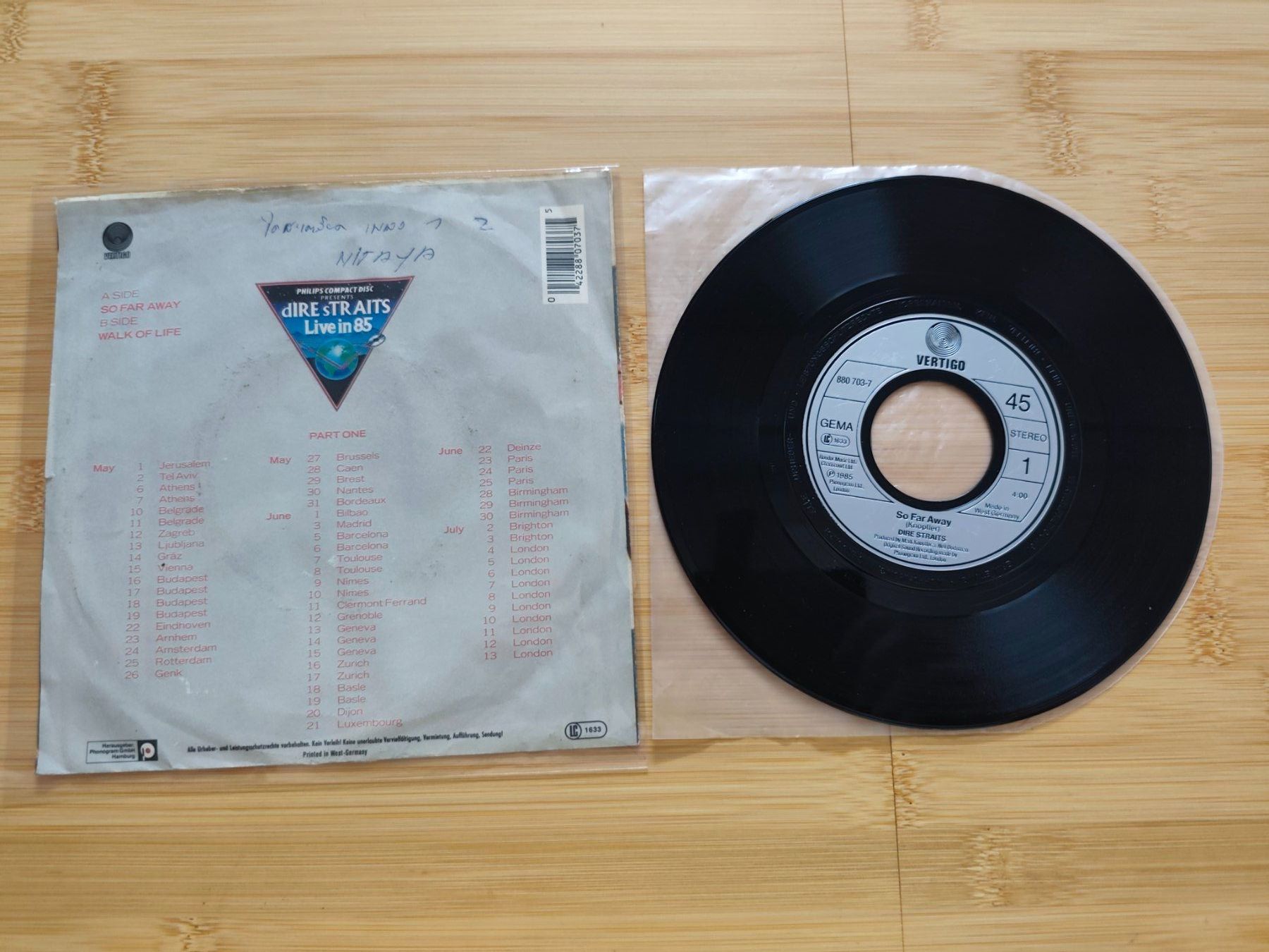 Schallplatten: Dire Straits – So Far Away – Gebraucht aus Emmenbrücke von lamorak 1