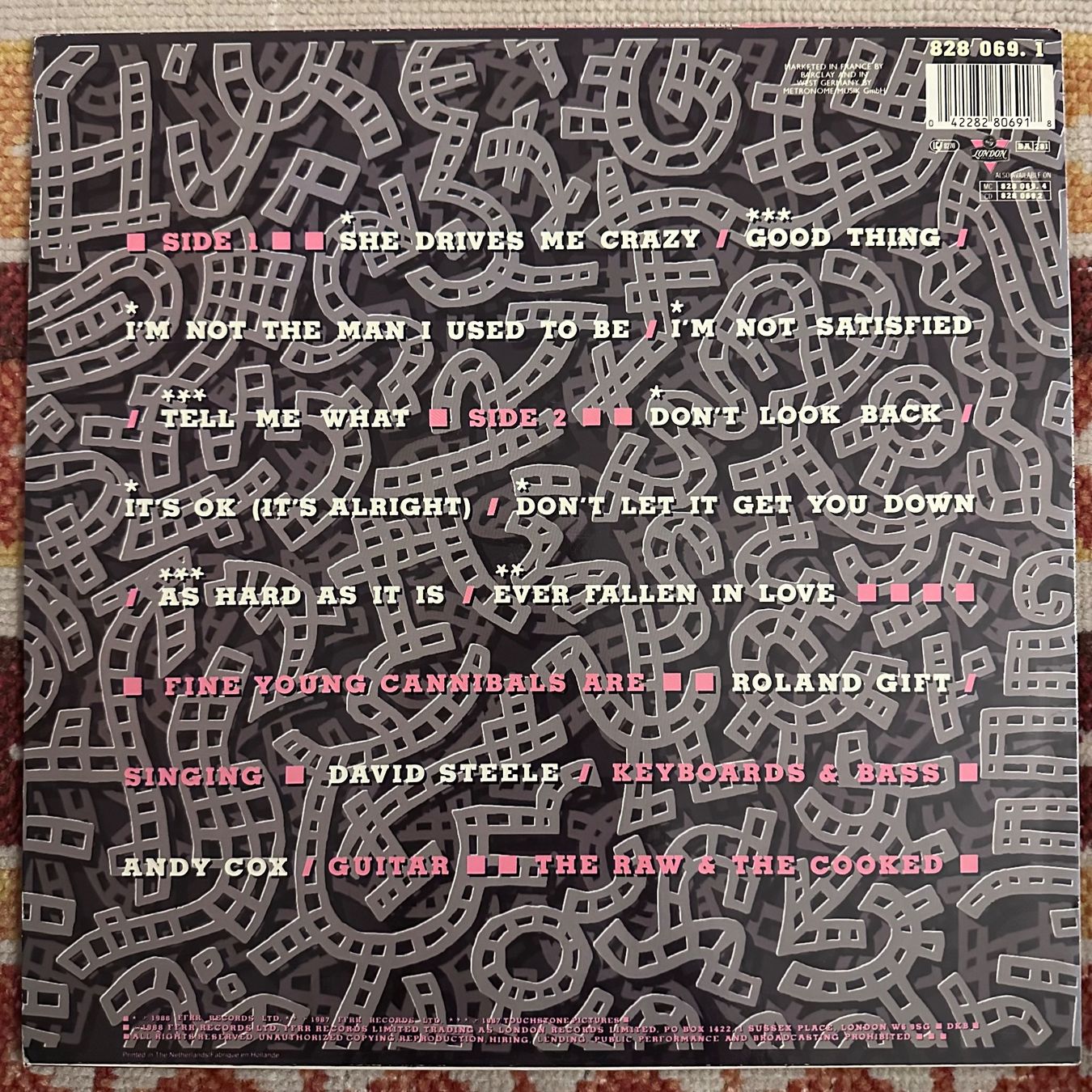 Dischi in vinile: LP - Fine Young Cannibals - The Raw & The Cooked – Usato da Breganzona venduto da Onairda75 1