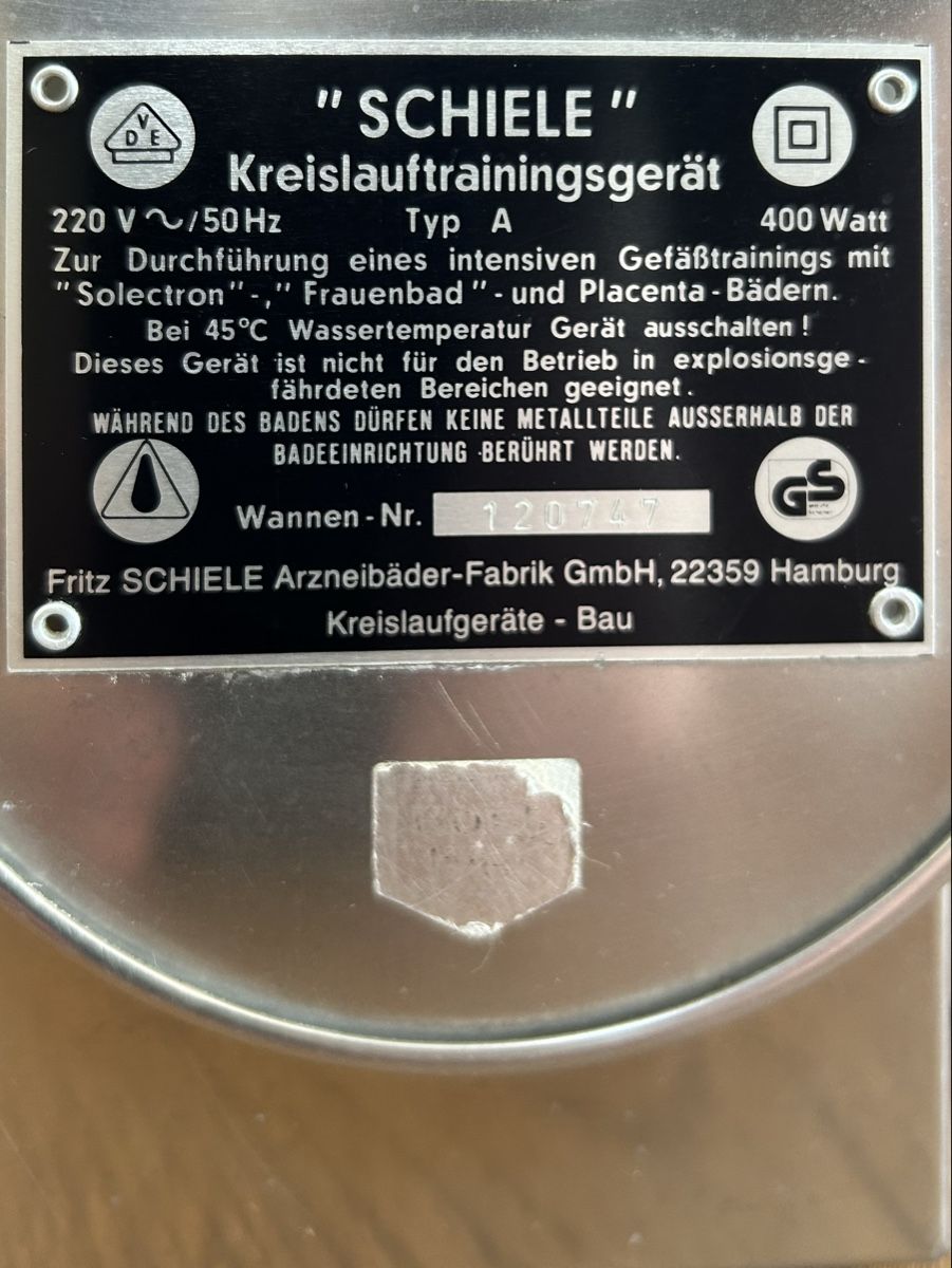 Vasche da bagno: Schiele Fussbad Kreislauftrainingsgerät – Usato da Schaan venduto da Sternentor15 6