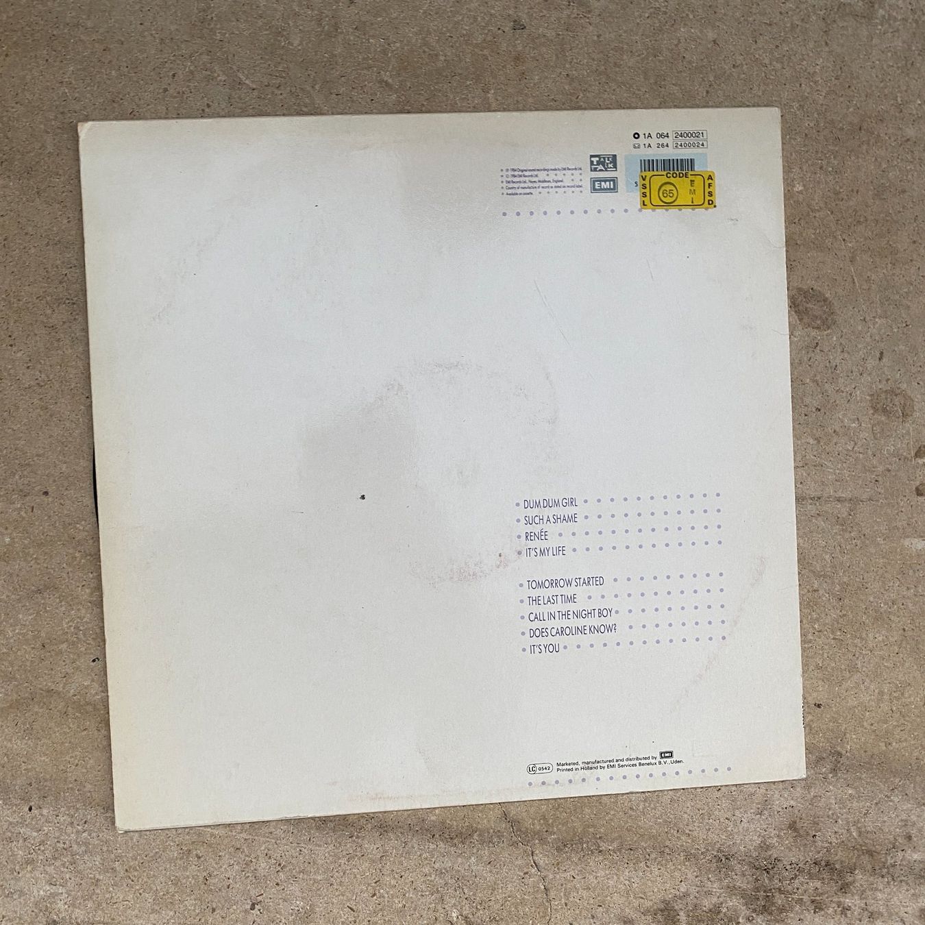 Dischi in vinile: Talk Talk - It's My Life – Usato da Zürich venduto da honey-k 1