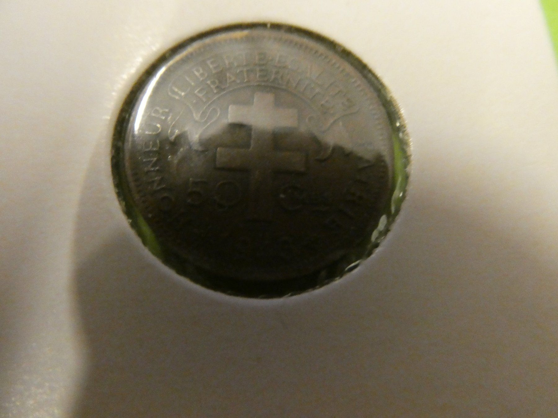 Toutes les monnaies: Madagaskar 1943, 50 Centimes – D'occasion à Hinterforst par Rohusri 1