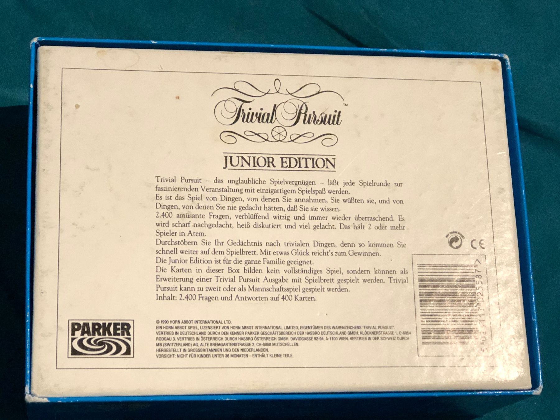 Parker Spiele: Trivial Pursuit Junior Edition – Gebraucht aus Basel von Winniepuuh 1