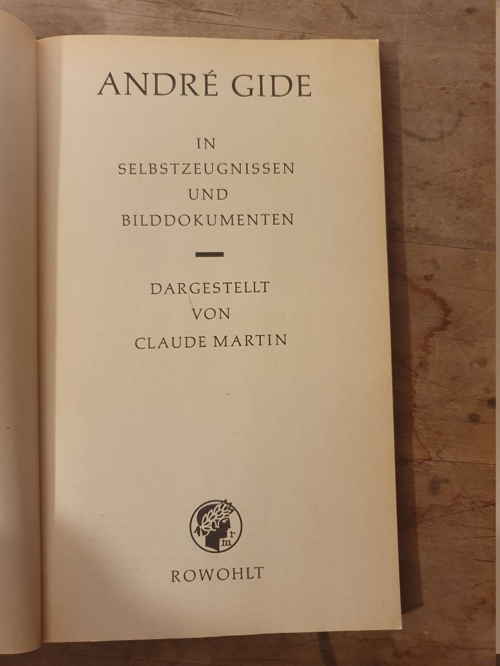 Libri: Andrà Gide RoRoRo – Usato da Zürich venduto da loosebone 1