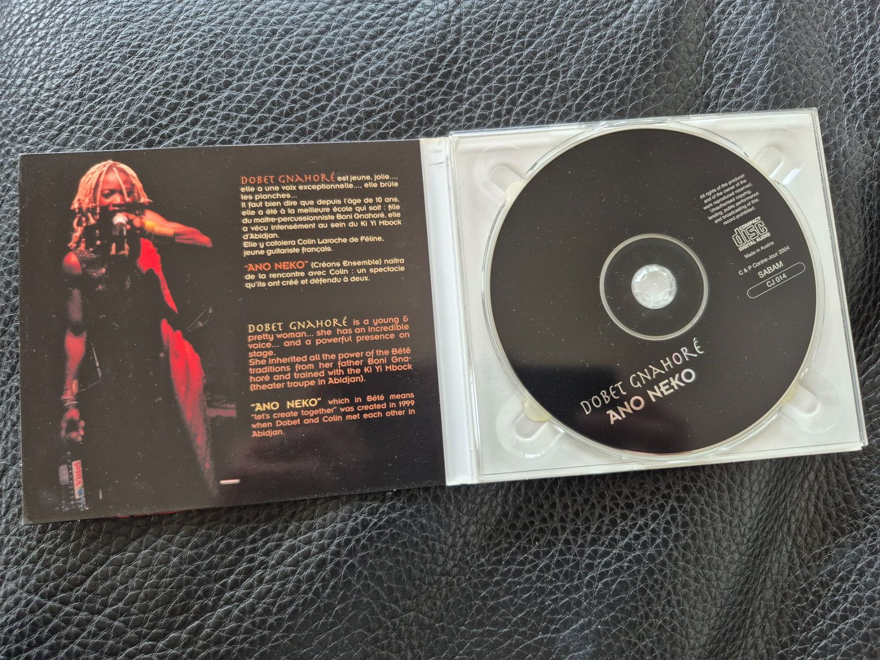 CD: Dobet Gnahorè - Ano Neko – Usato da Bern venduto da Roibusch 2