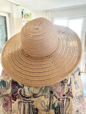 Sonnenhut aus Naturbast von Catwalk  56 - Vintage - Neu!