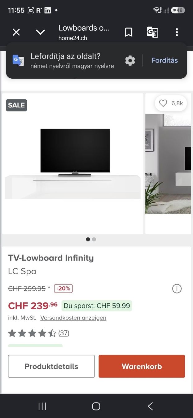 Mobili TV: TV-Lowboard LC Spa "Infinity – Usato da Kloten venduto da Szilvi15 2